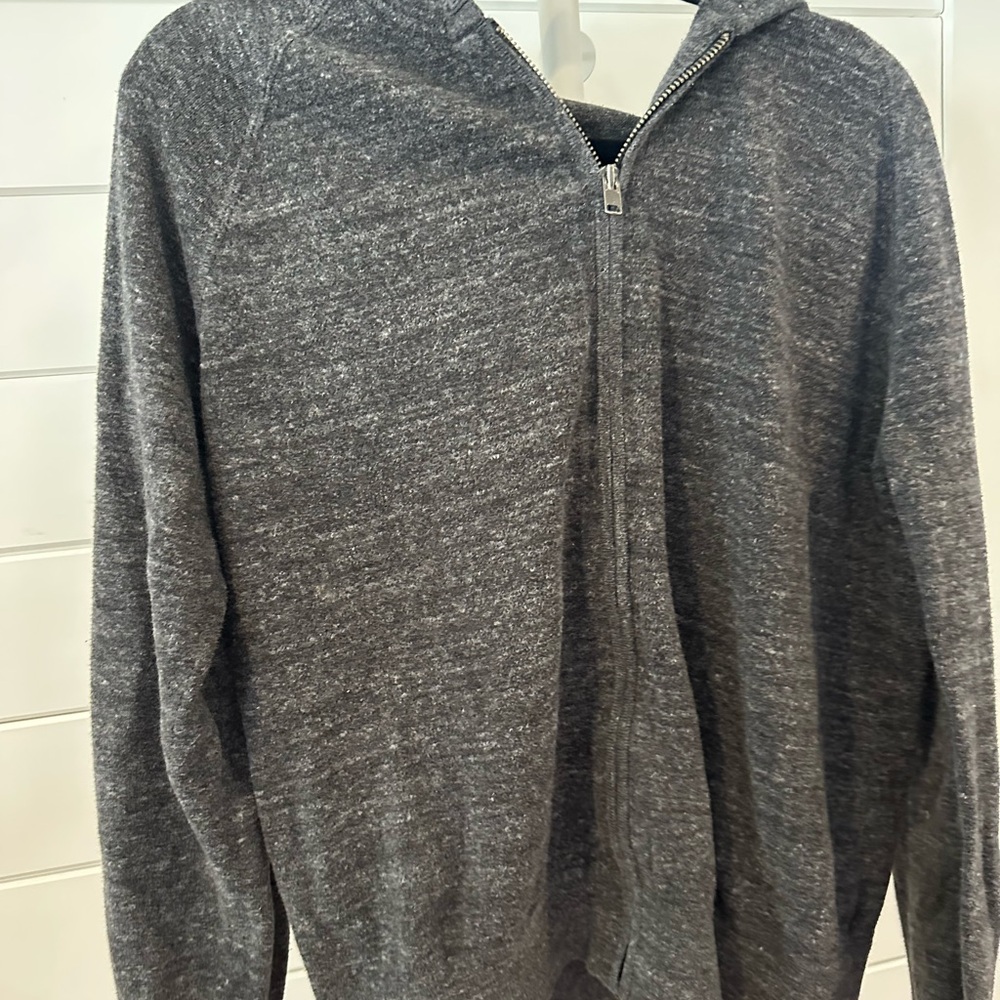 Men's Gray Sweater Zip up